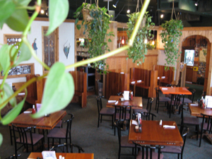 The Dining Area at SEVA Organic Restaurant
