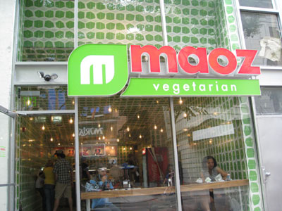 Maoz Vegeterian Storefront