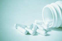 bottle of PQQ capsules